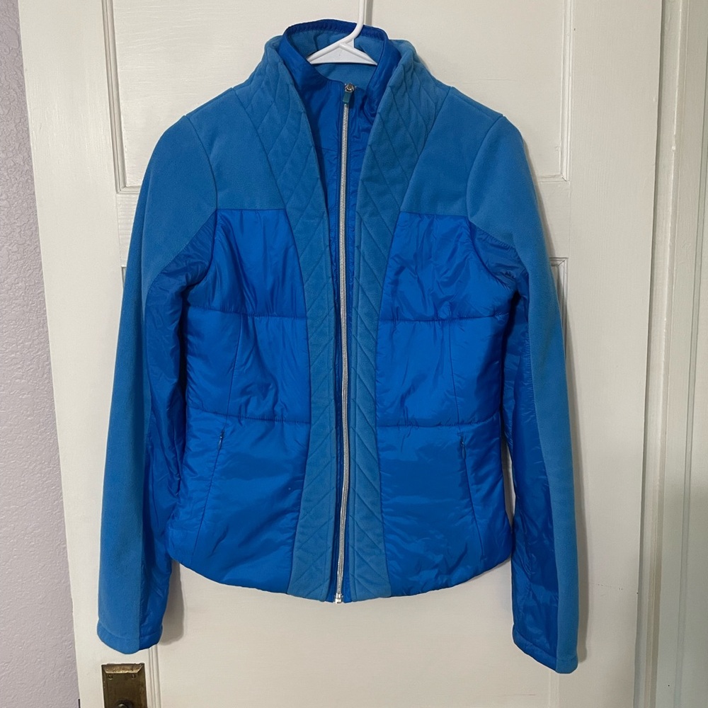 Blue Quilted Jacket